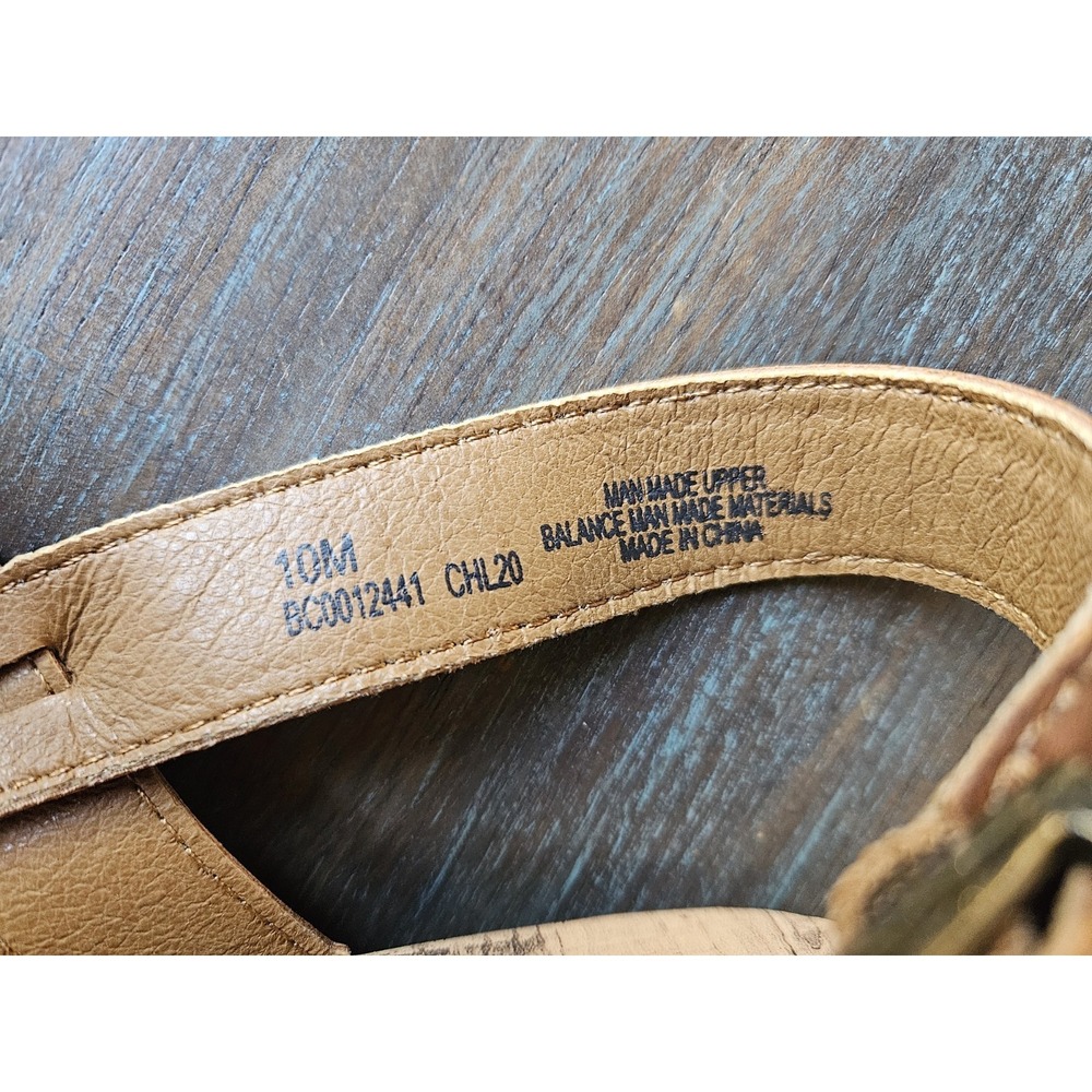 NIB BOC Shoes "Harper" Light Brown Sling Back Sandals With Box, Size 10M - Picture 9 of 9